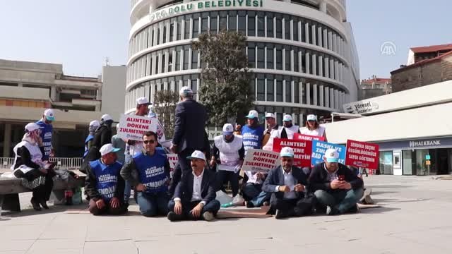 Bolu Belediyesi'nde İşten Çıkarılan İşçilerin Oturma Eylemi