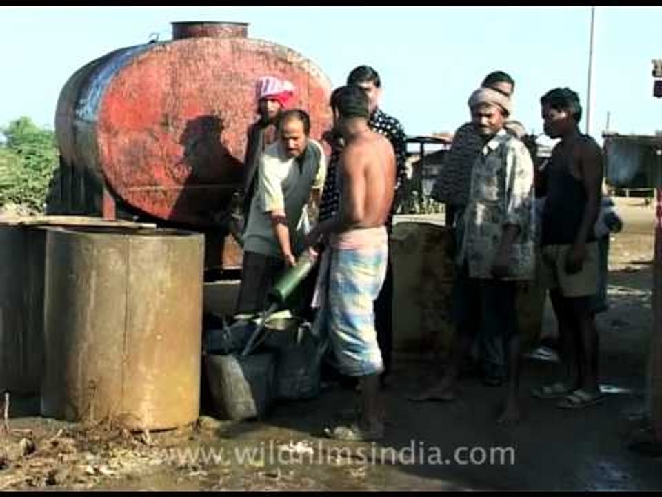 Hard life of salvage workers in Alang ship breaking yard