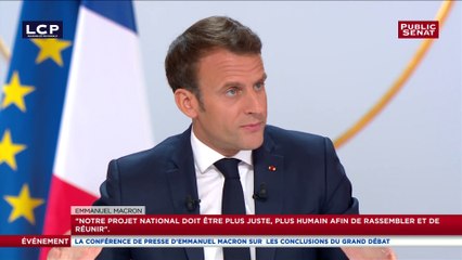 Emmanuel Macron : « Je souhaite aller plus loin et étendre le dédoublement des classes à la grande section »