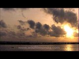 Haji Ali Dargah with an Arabian Sea sunset, Mumbai