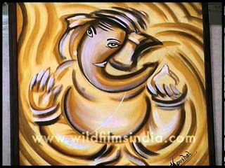 Indian paintings at Dilli Haat