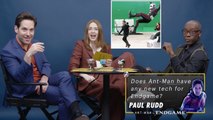 Paul Rudd, Don Cheadle, & Karen Gillan Answer 