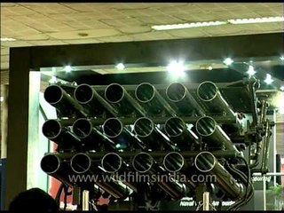 Multi barrel rocket launcher in India