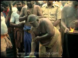 Rituals performed at Sabarimala