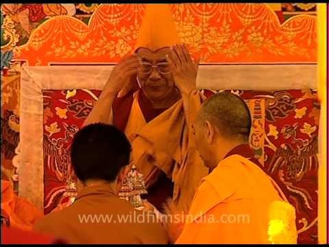 Offerings to the Dalai Lama at Spiti Kalachakra
