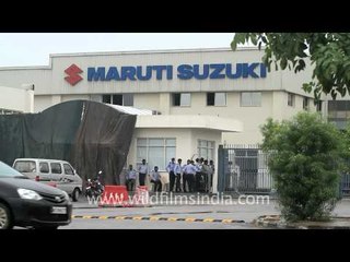 Security at Maruti Suzuki's Manesar plant