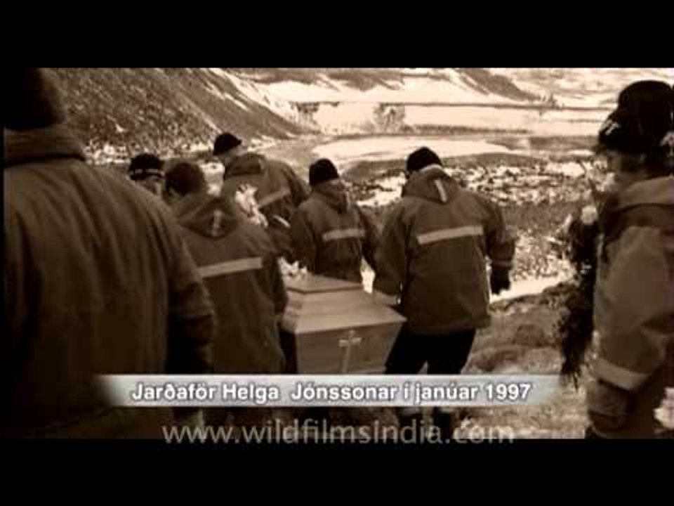 Funeral in Iceland