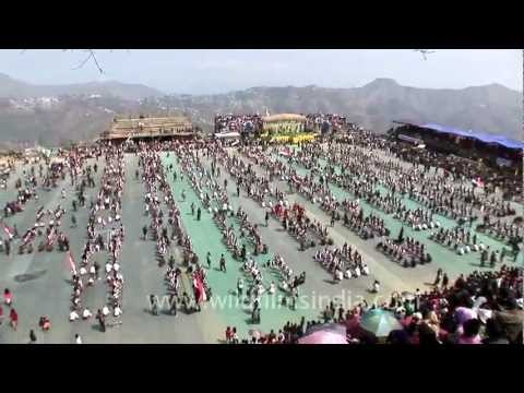 Pride of India: Mass Cheraw (Bamboo) dance from Mizoram state