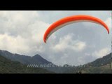 Floating in the air - Paragliding, Billing