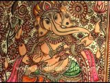Indian traditional paintings at Delhi Haat