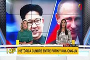 Rusia: Kim Jong-un y Vladimir Putin celebraron su primera cumbre