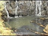 Beautiful landscape of waterfalls in north-east India
