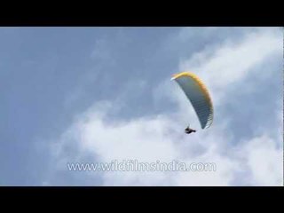 Dangerously exciting - parasailing!