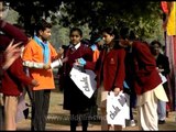 Delhi school kids gear up for the Kite festival