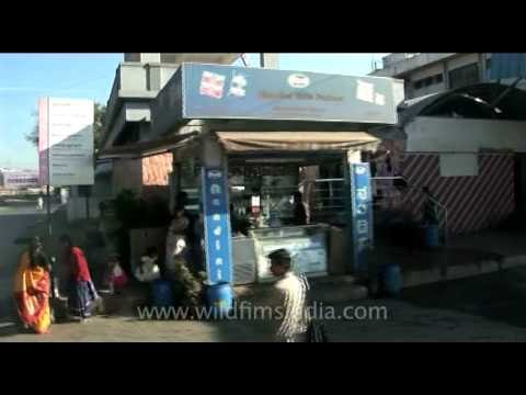 Taking a bus from Majestic Bus Station, Bangalore