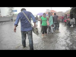 Water logging in Delhi after the rains!