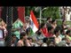 Waving flag at Wagah Border - Indian tiranga tri-colour