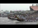 The final lap at Kerala snake boat race
