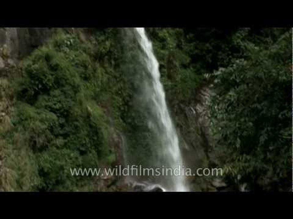 Seven Sisters waterfall in Sikkim