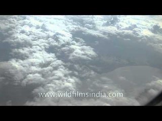 Satellite view of Sikkim from an aeroplane