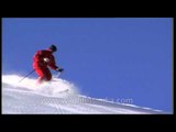 Skiing specialists of the Himalayan mountains