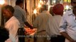 Busy grocery shoppers at INA Market