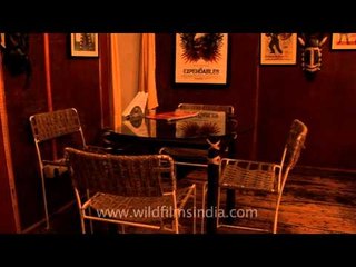 Tibetan dining at Doma's Inn, Landour