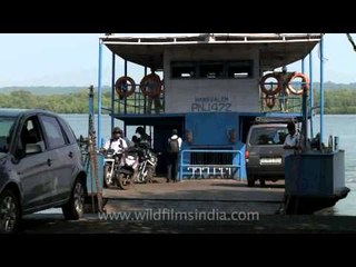 Bike friendly ferryboats in Goa