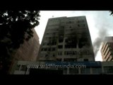 Huge building in Delhi catches huge fire!