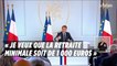 Les annonces d'Emmanuel Macron sur le niveau des retraites
