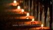 Diyas lit in a Delhi home, for diwali