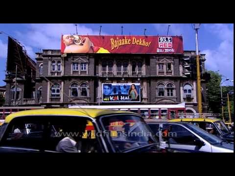 Gigantic billboard at the BMC Building, Mumbai