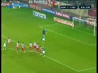 Papadopoulos missed penalty Olympiakos-Panathinaikos