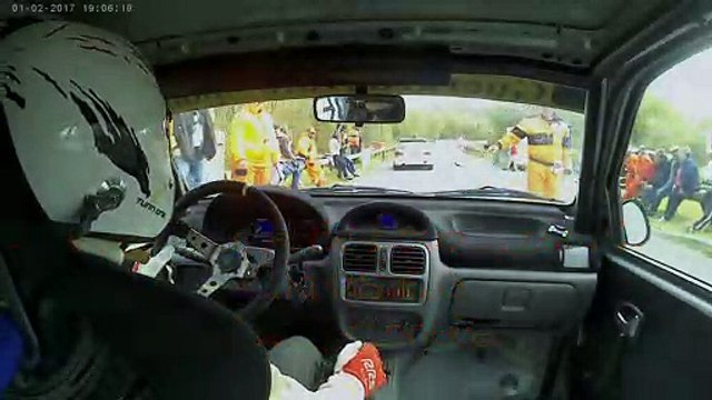 Course de cote de Bournezeau Clio gr.A 2ème montée