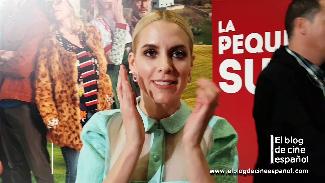 Entrevista a Maggie Civantos en la Premiere de la película "La pequeña Suiza". Test de cine español.