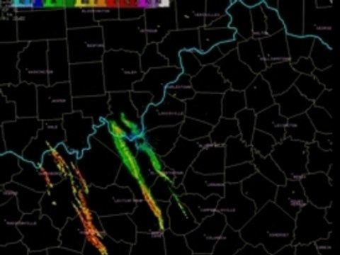 Chaff Chemtrails Detected by NWS Louisville Radar