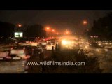 Moolchand flyover, New Delhi traffic time lapse at full speed!