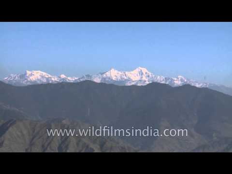 Snow peak view from Laal Tibba, Mussoorie