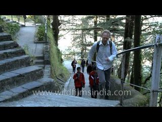 Download Video: Woodstock School staff and students take steep path to school