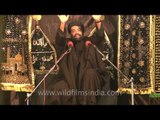 Shia saint speaks at Muharram mourning