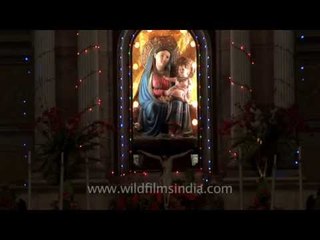 The altar of the Basilica of Our Lady of Graces