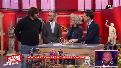 Mokhtar et John Eledjam s'infiltrent dans "Affaire Conclue" et rendent dingue Sophie Davant