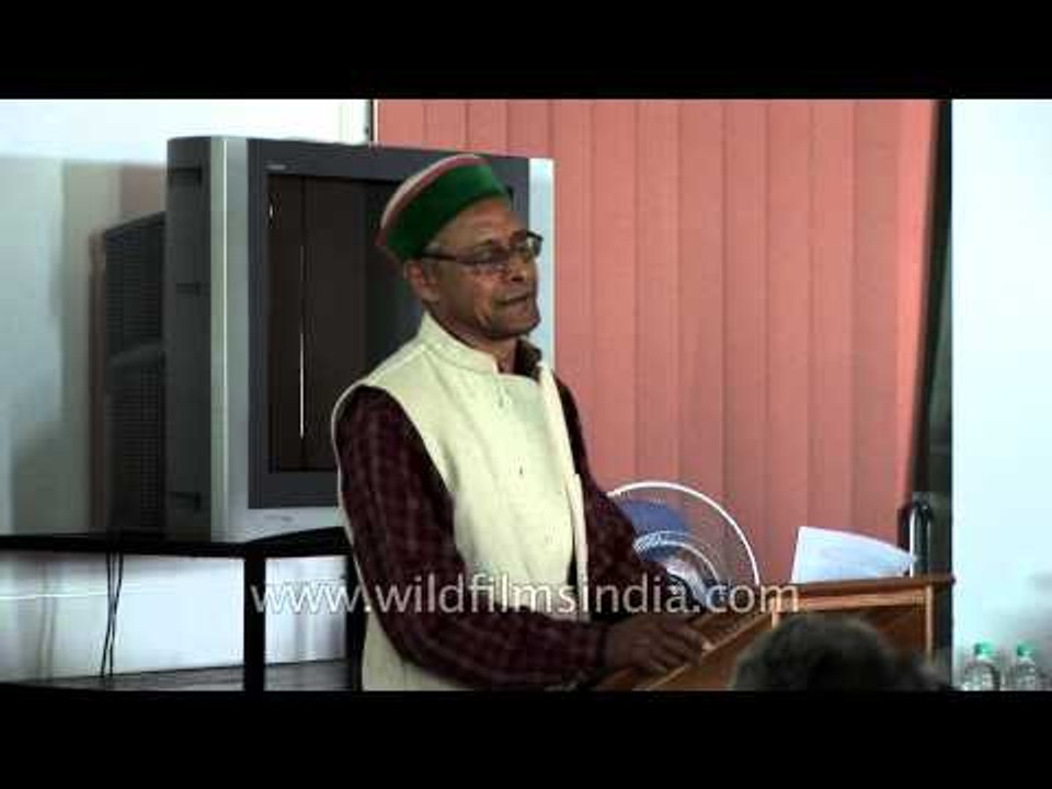 Dr. Shekhar Pathak speaking at Mussoorie Writers' Festival Part - 7