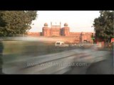 Day to night time lapse at Red Fort, Delhi