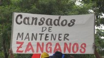 Paraguayos piden frente al Congreso desbloquear listas electorales