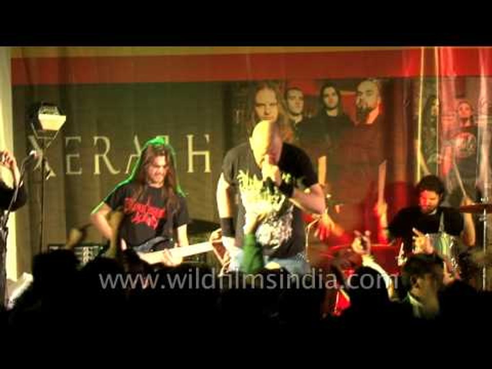 Progressive Death band Xerath at Maram Fest '12