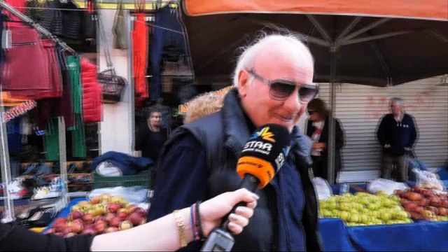 Η κίνηση στην αγορά της Λαμίας το Μ. Σάββατο