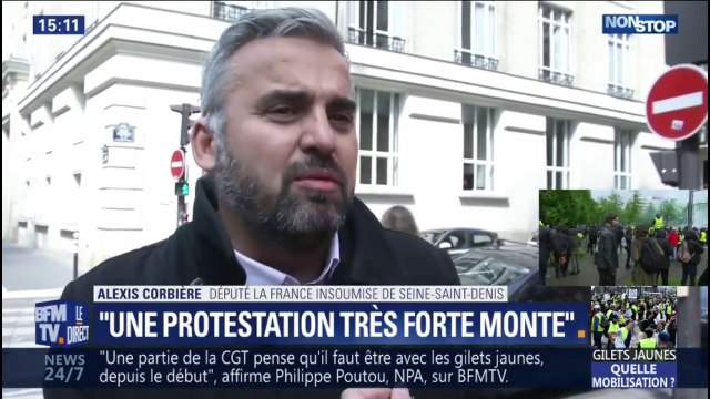 Alexis Corbière (LFI) sur la mobilisation gilets jaunes et syndicalistes: Il monte une très forte protestation dans le pays