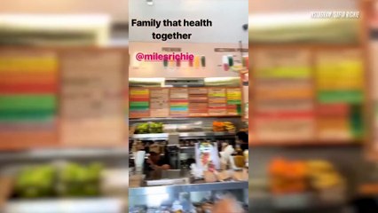 Sofia Richie Grabs a Healthy Juice With Brother