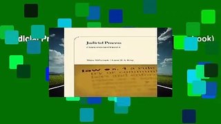 Judicial Process: Cases and Materials (Coursebook)